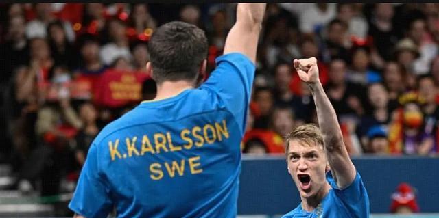 瑞典队横扫日本队，马龙点燃赛场